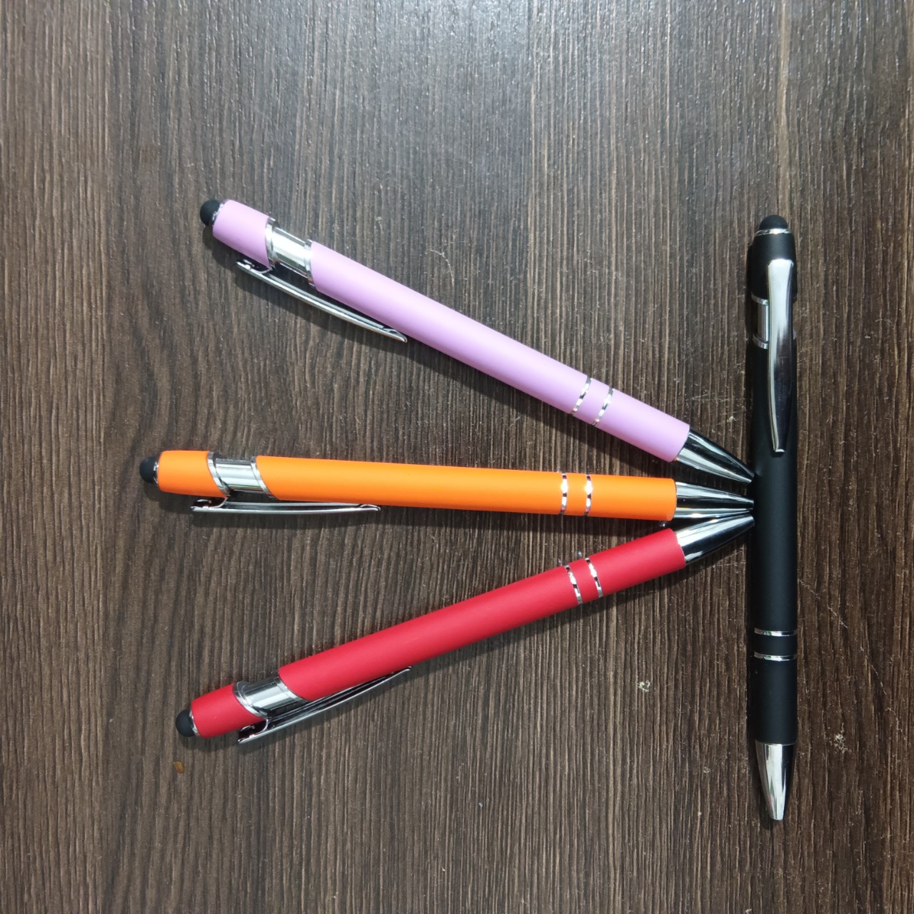 Metal Press Pen Aluminum Rod Pen Maggi Pen Capacitive Touch Ballpoint Pen Handwriting Touch Screen Pen Printing Log O Gift