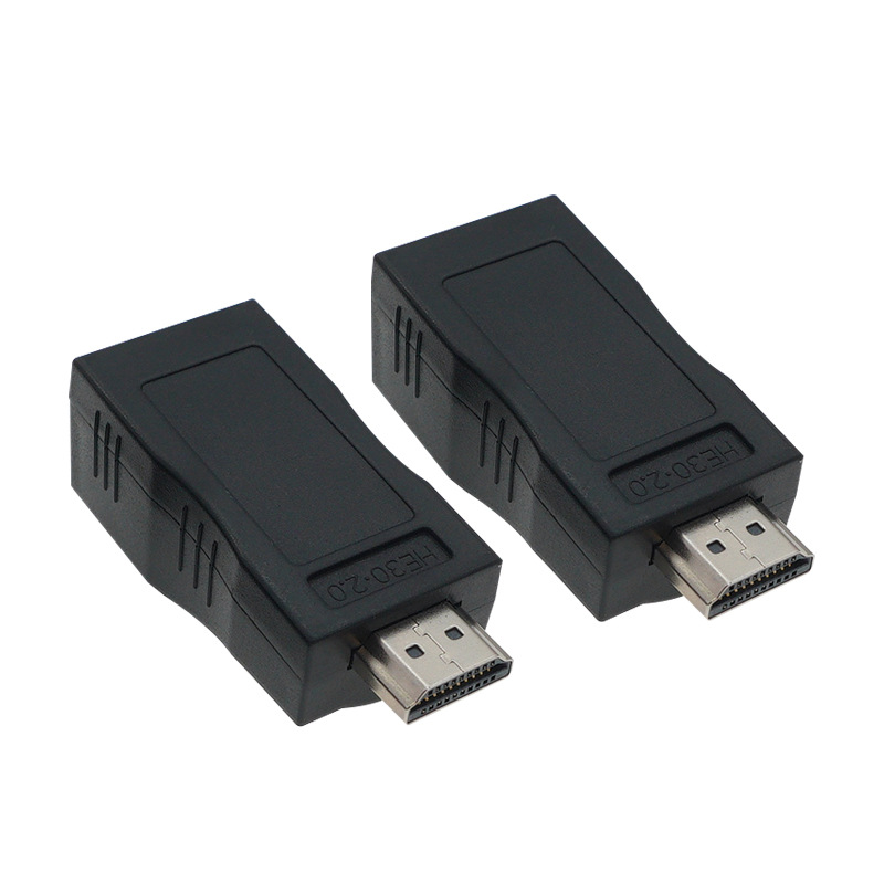 HDMI Extender 30m Single Network Cable to HDMI High Definition HDMI to Rj45 Signal Amplification Transmitter 4K Wireless