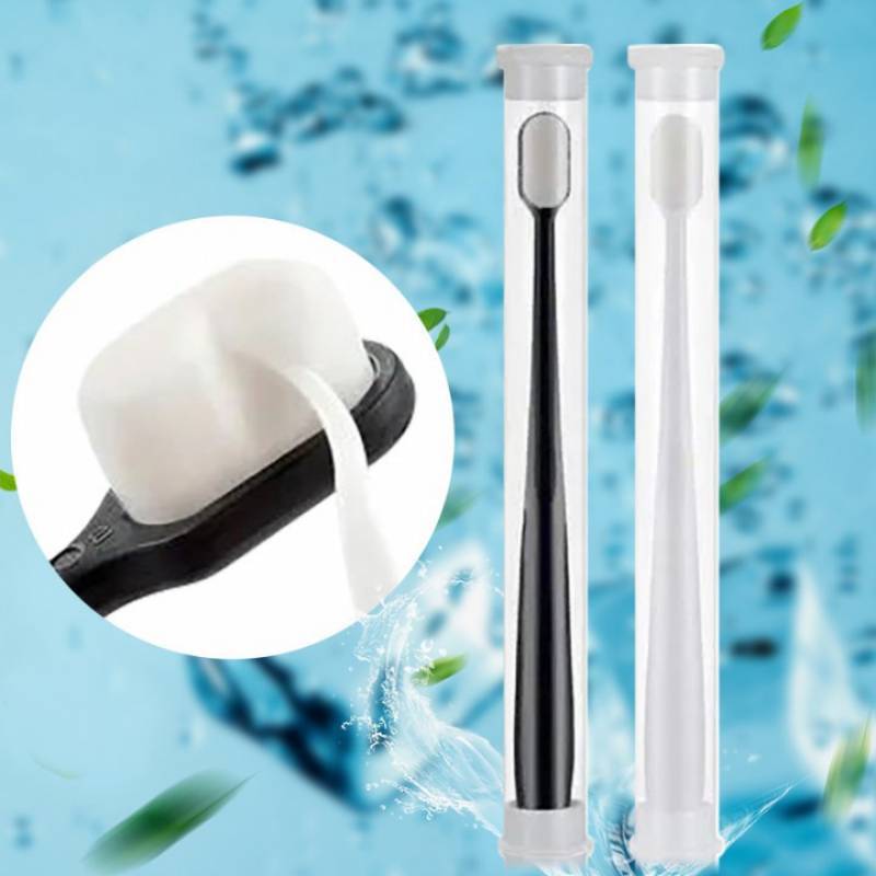 Nano 10,000-Bristle Toothbrush, Fine Soft Bristles, Confinement Toothbrush, Small Brush Head, Individually Packaged, Adult Household Couple Factory Wholesale