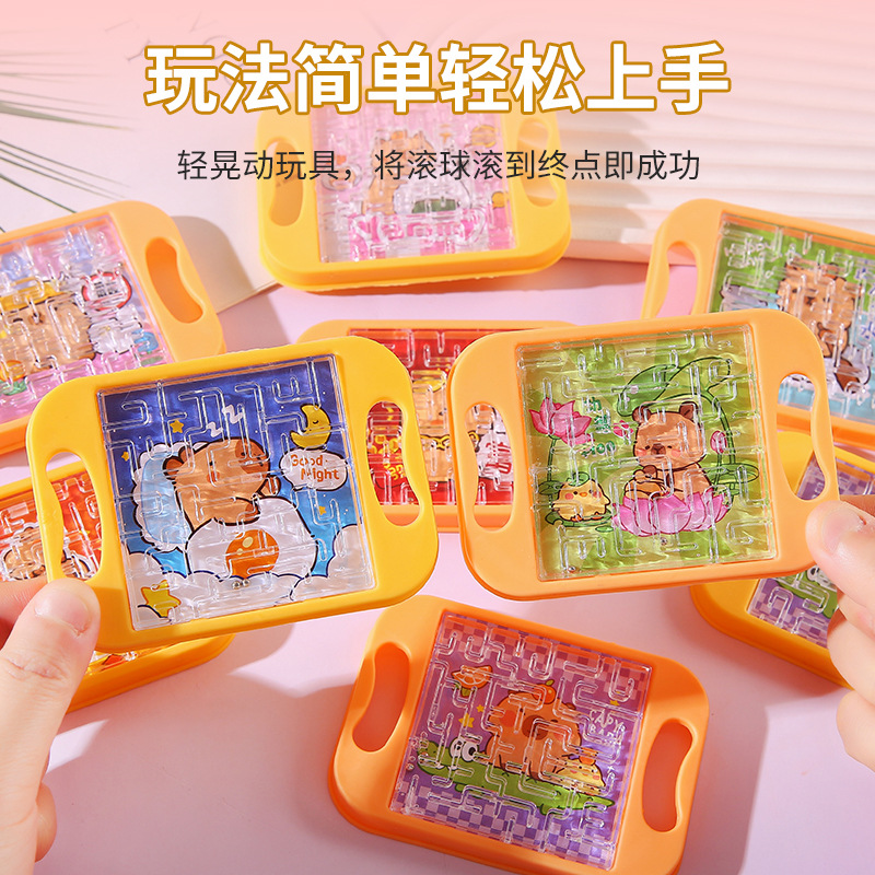 Kappi Bala Mini Palm Balance Maze Factory Direct Children's Educational Toys Wholesale Kindergarten Gift Tablet
