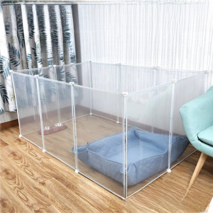 Transparent Simple Removable Washed Assembly Dog Cage Rabbit Teddy Dog Cage Pet Fence Factory