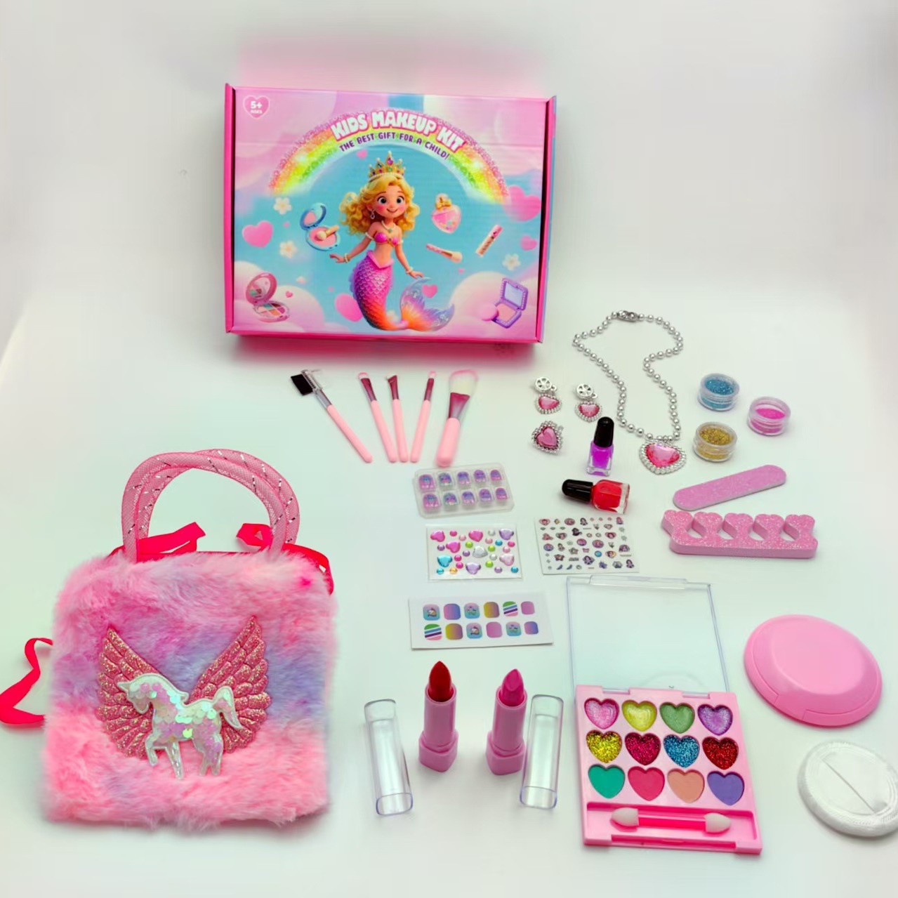 Набор детской косметики с единорогом, косметический набор, игрушки для красоты для детей