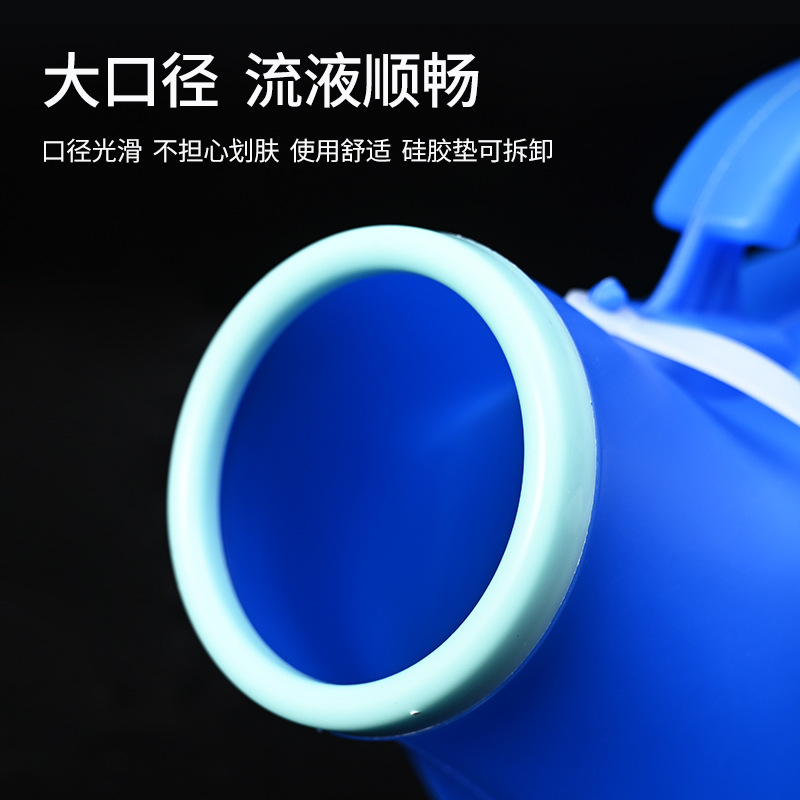 Men's Urinal Thickeneded Plastic Urinal for Bedridden with Scale for Boys and Kidsren Chamber Pot for High-Speed Portable Urine Collection When Going Out