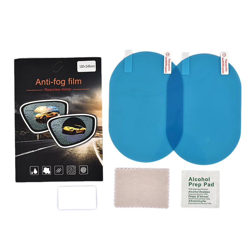 Car Rearview Mirror Rainproof Film Reflective Reversing Mirror Side Window Waterproof Gadget Tricycle Windshield Rainproof Sticker