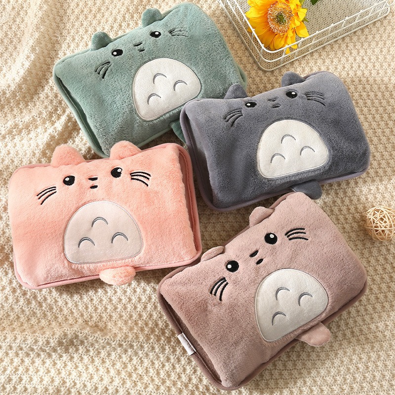 Xiao Mao hot water bag charging explosion-proof warm water bag hand warmer belly plush hand injection water hot water bag wholesale