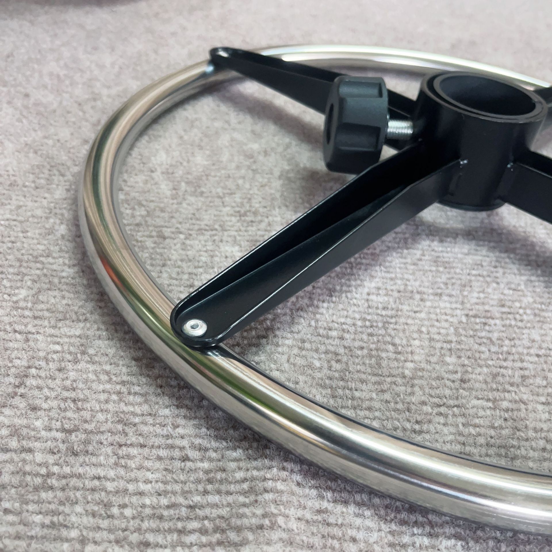 Foot Ring Movable Ring Stainless Steel Ring Anti-Static Stool Bar Chair Office Chair Lift Chair Accessories
