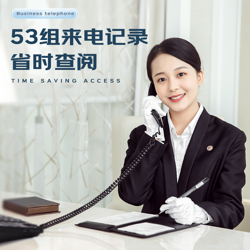 Deli 13606 Telephone Landline Fixed Telephone for Office and Home Use to Remove Electricity Inquiry and Can Be Put into the Telephone