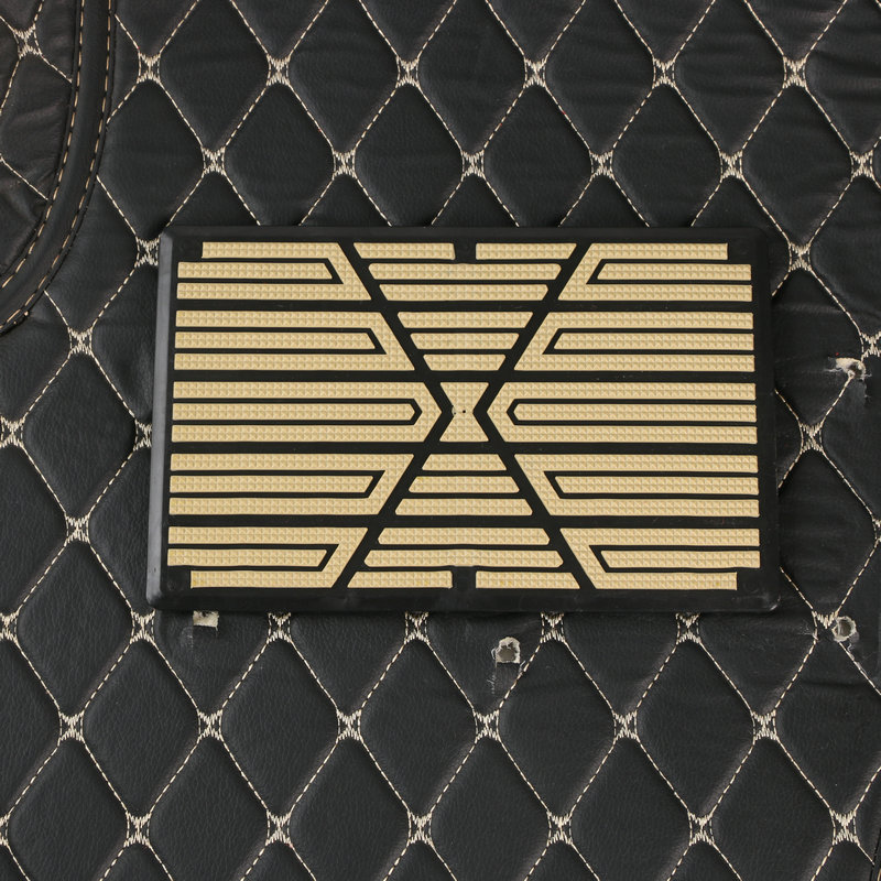 Car Driver's Foot Mat, Rice-Shaped Pedal Main Screw, Wear-Resistant Pvc Material, Special for Automatic Transmissions