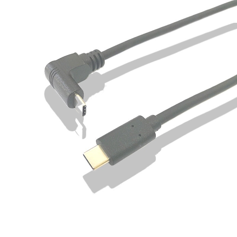 Кастомизированный TYPE-C3.1 90 градусов видеолиния GEN2 10GB 60W двойной головной Type c линия экран