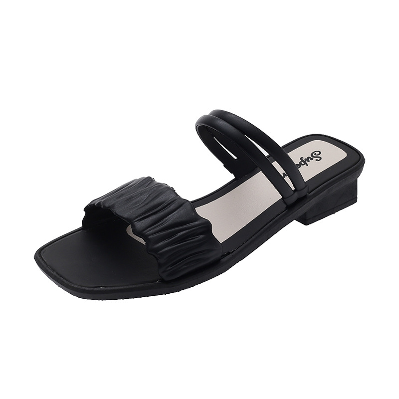 Summer New Style Sandals for Women, Fairy Outdoor Beach Shoes, Wedge Heels, Flip-Flops, Home Non-Slip Cross-Border Foreign Trade Slippers