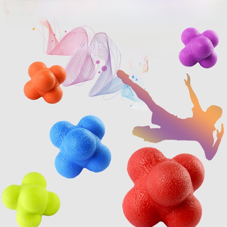Boxing speed training ball reaction ball direction changing ball elastic ball hexagonal ball agile ball Net Ball Children's device