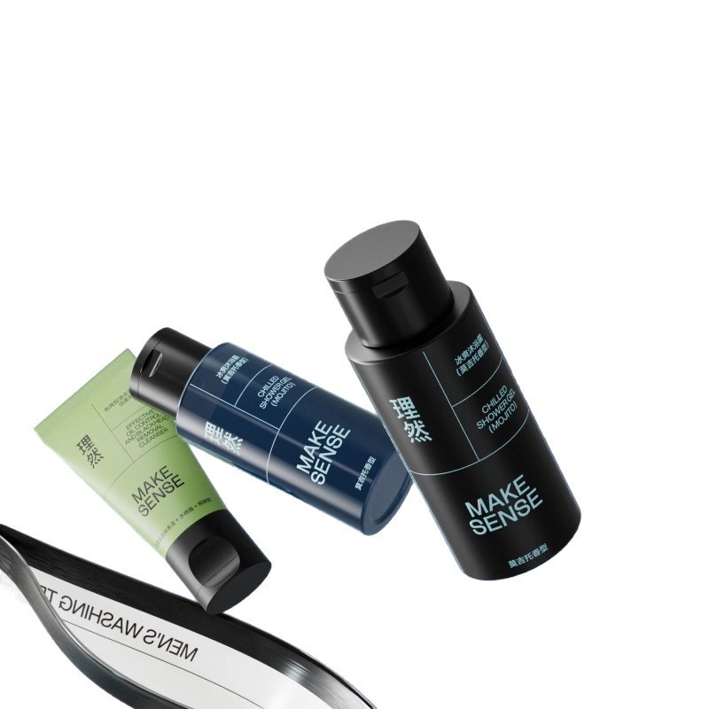 Liran Hair Mud Men's Cream Cleansing Set Skin Care Products Facial Cleanser Sample Portable Pack