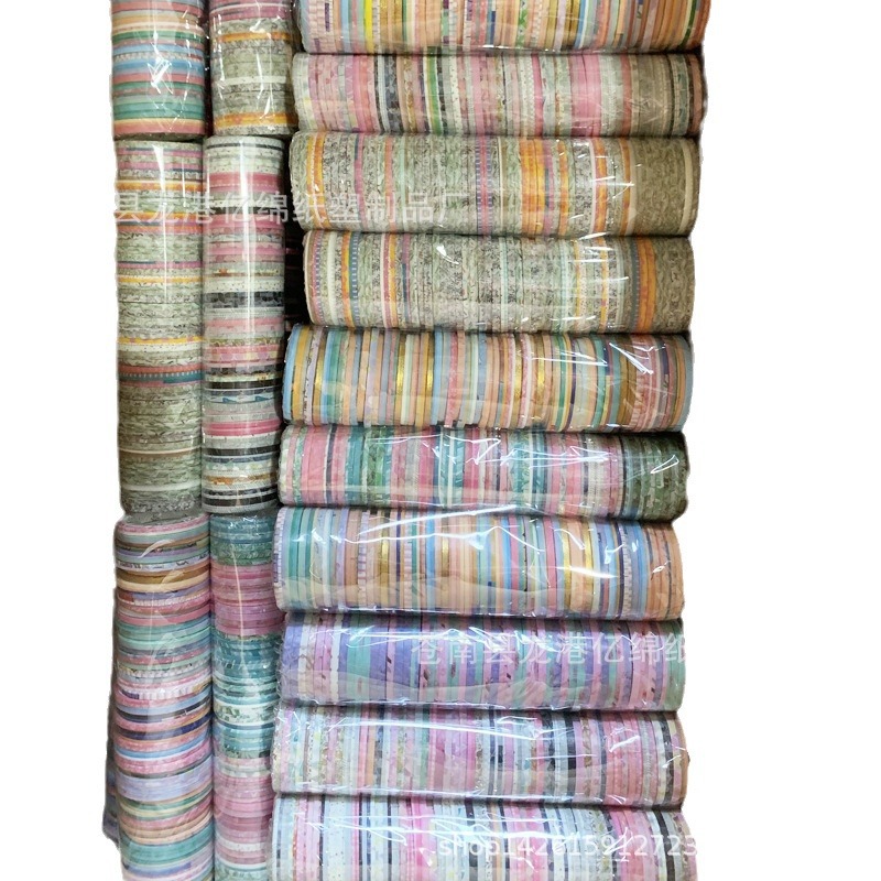 Paper tape bleeding wire roll strip decoration split diary journal border 3MM tape TikTok Gift Promotion