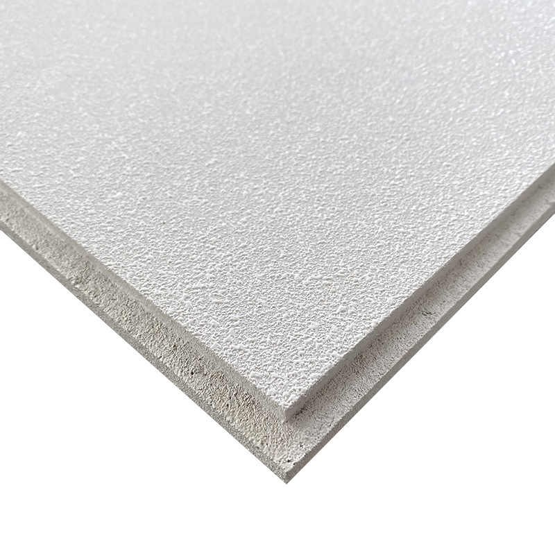 Hospital Moisture-Proof and Mildew-Proof Coated Mineral Wool Sound-Absorbing Panels. Manufacturer Supplies Environmentally Friendly Flame-Retardant Indoor Panels for Schools
