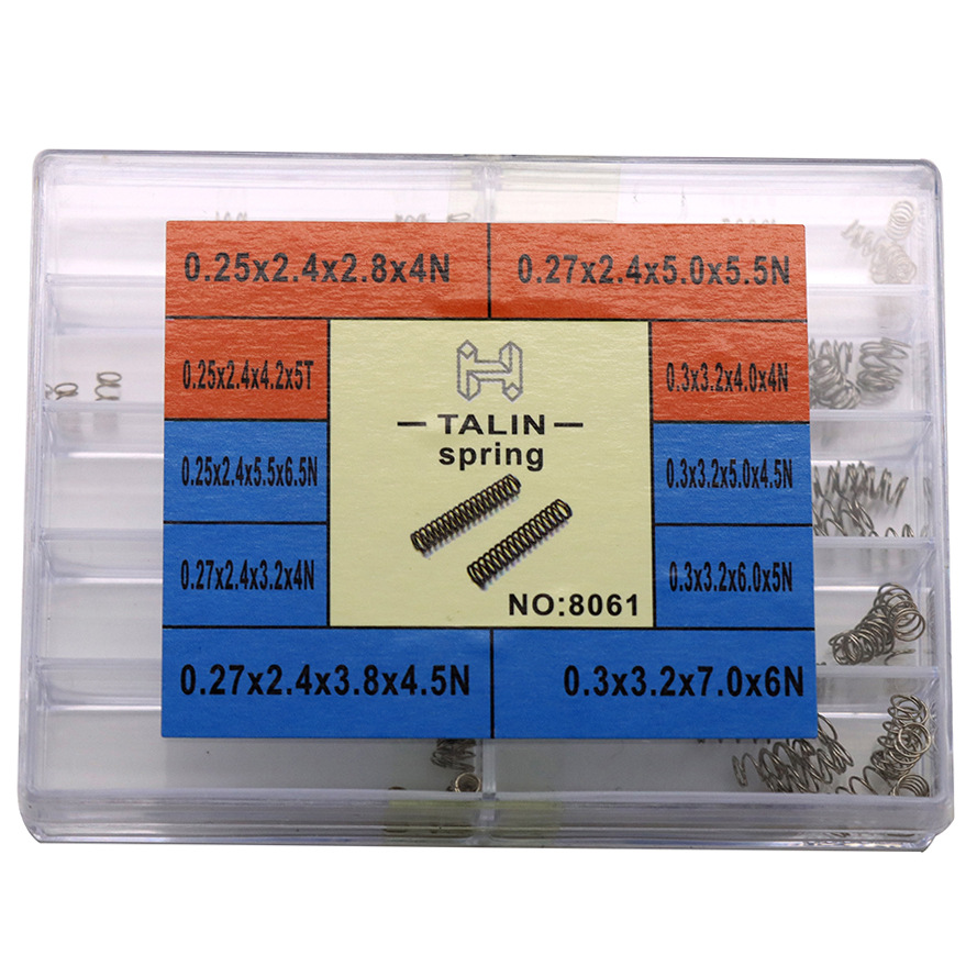 Watch Accessories Repair Tools Boxed Watch Buckle Head Button Spring Multi-size Crown 8061
