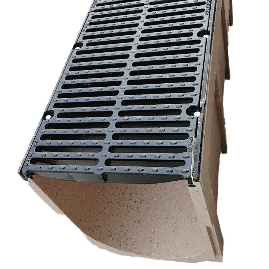 Drainage Ditch U-Shaped Channel Polymer Resin Concrete Drainage Ditch Sponge City Transformation Rainwater Drainage Ditch