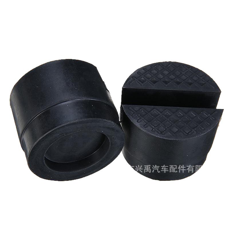 Cross-Border Foreign Trade 0kg Universal Cylindrical Rubber Support Pads, Automotive Protection Rubber Shock-Absorbing Blocks Wholesale Hot Sale