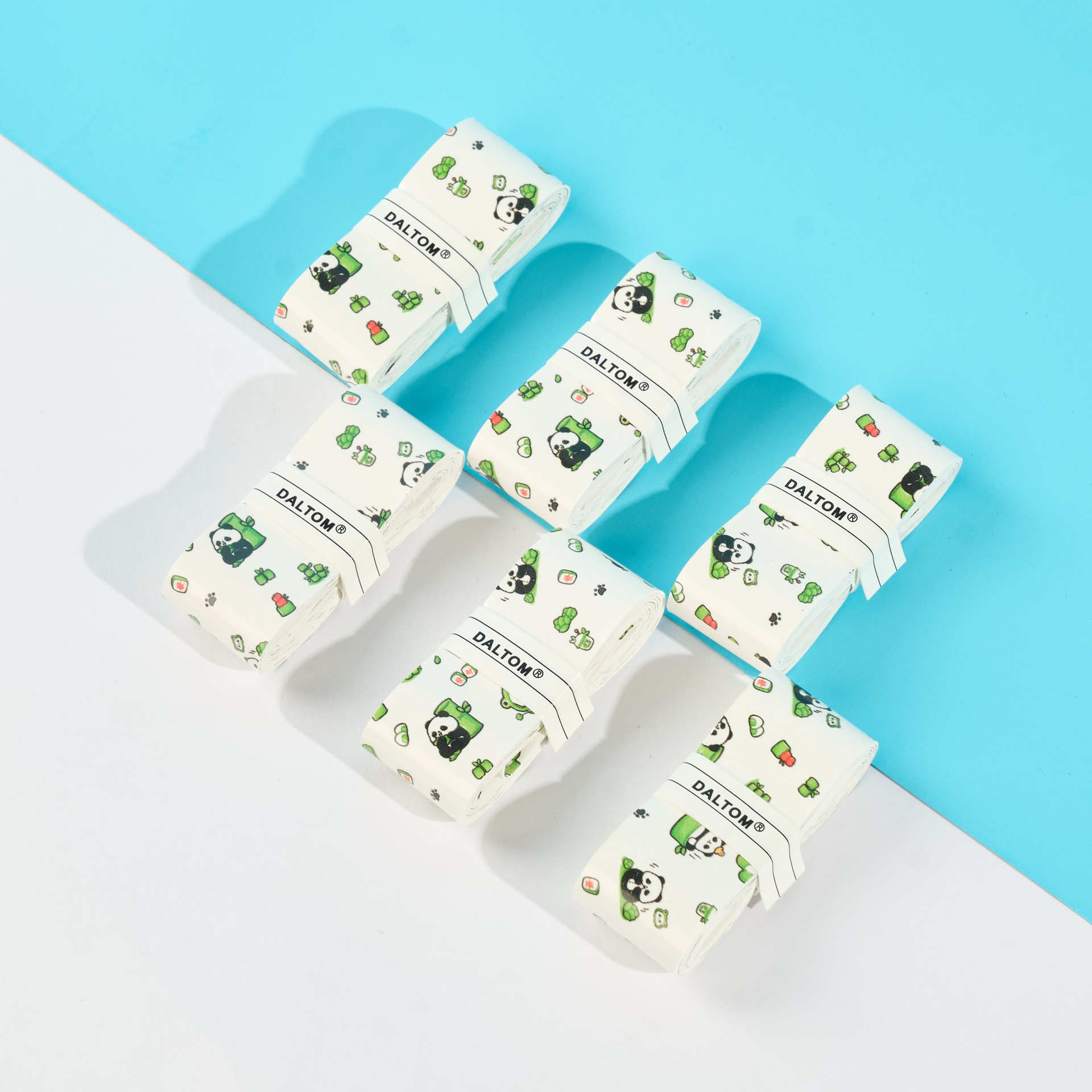 Badminton hand glue sweat-absorbent non-slip tape waxy glue cartoon tennis racket hand glue soft soft glue pico ball hand glue