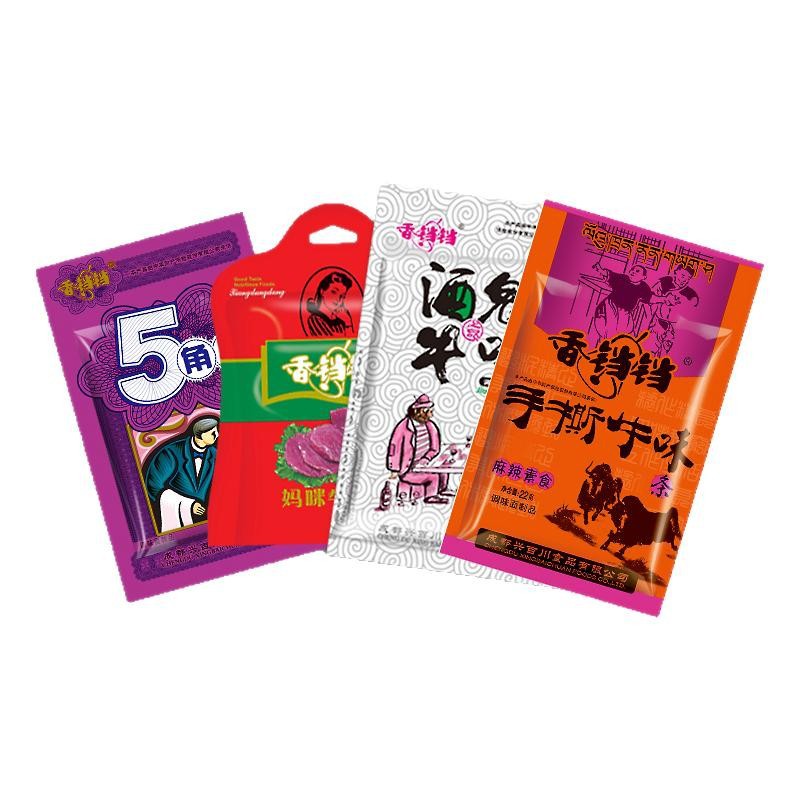 Spicy Strips Mommy Wine-Drinker Hand-Shredded Beef-Flavored Strips 5-Cent Pack 80S 90S Childhood Memories Nostalgic Snacks Wholesale