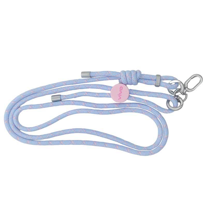 Factory Direct Sales Hand-Woven Mobile Phone Lanyard Hanging Neck Adjustable Anti-Lost Universal Student Bus Meal Card Pendant