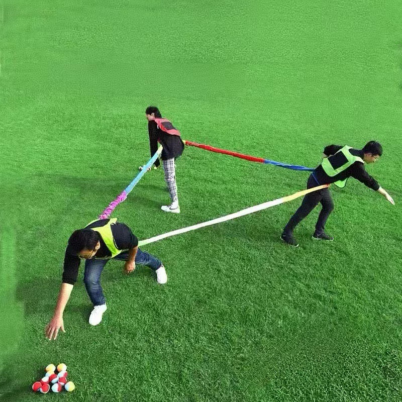 Игровые реквизиты для командообразования на ежегодной встрече Тяга на бегу для родителей и детей в детском саду