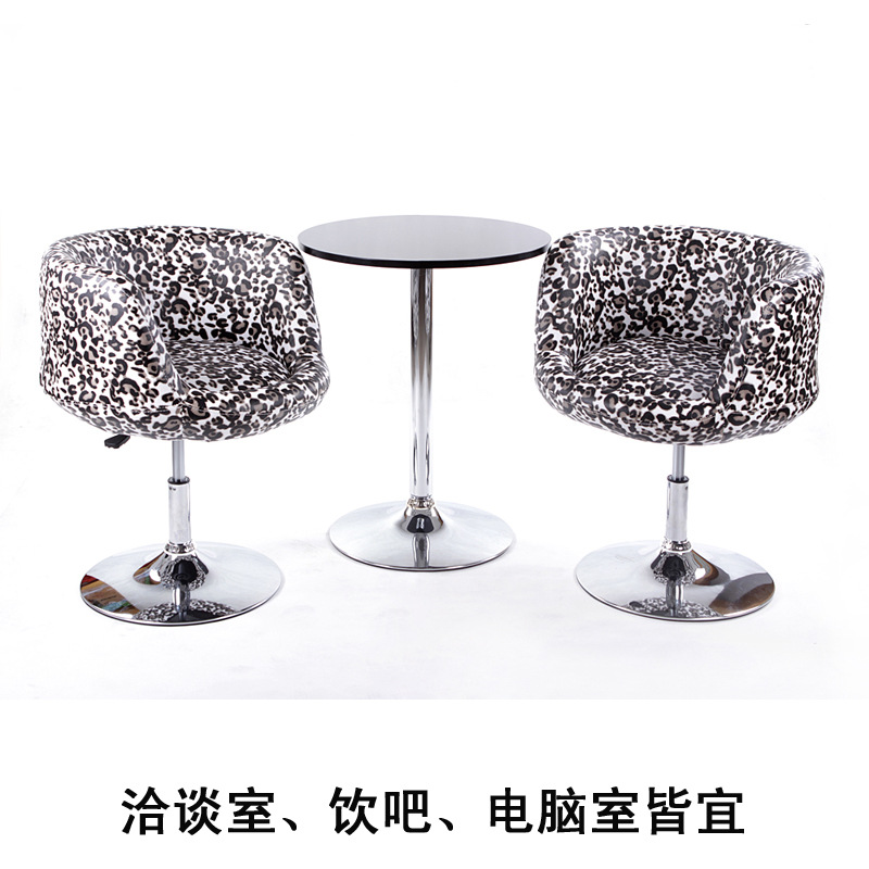 Wooden Bar Table for Exhibitions, Negotiations, Balcony Coffee Table, Adjustable Height, Rotatable, Modern Minimalist Coffee and Cocktail Round Bar Table