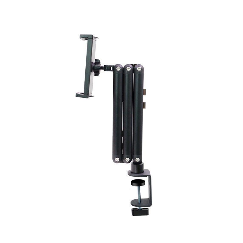 Popular Desktop Tablet Stand Multifunctional Microphone Boom Arm Stand Lazy Live Streaming Phone and Tablet Holder