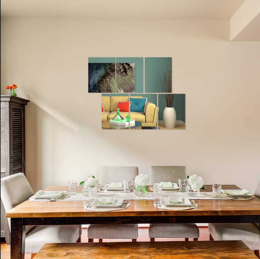 Square mirror wall stickers acrylic stickers SM145 gold and silver Black Mirror stickers toilet decoration Square