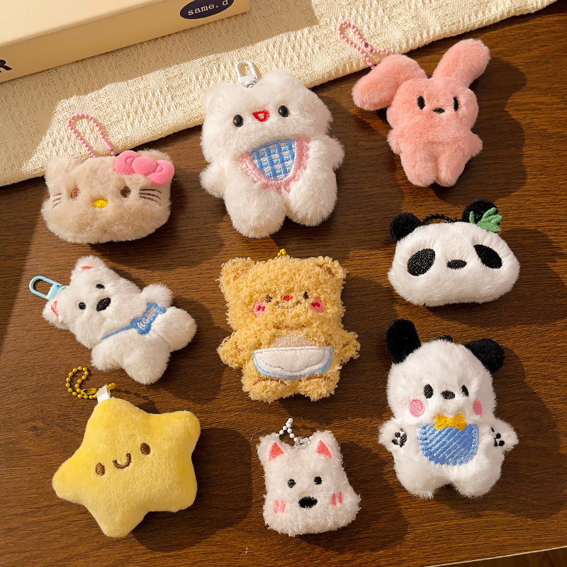 Small Gifts for Promotional Activities, Cute Plush Doll Pendants, Ornaments, Backpack Decorations, Keychain Accessories