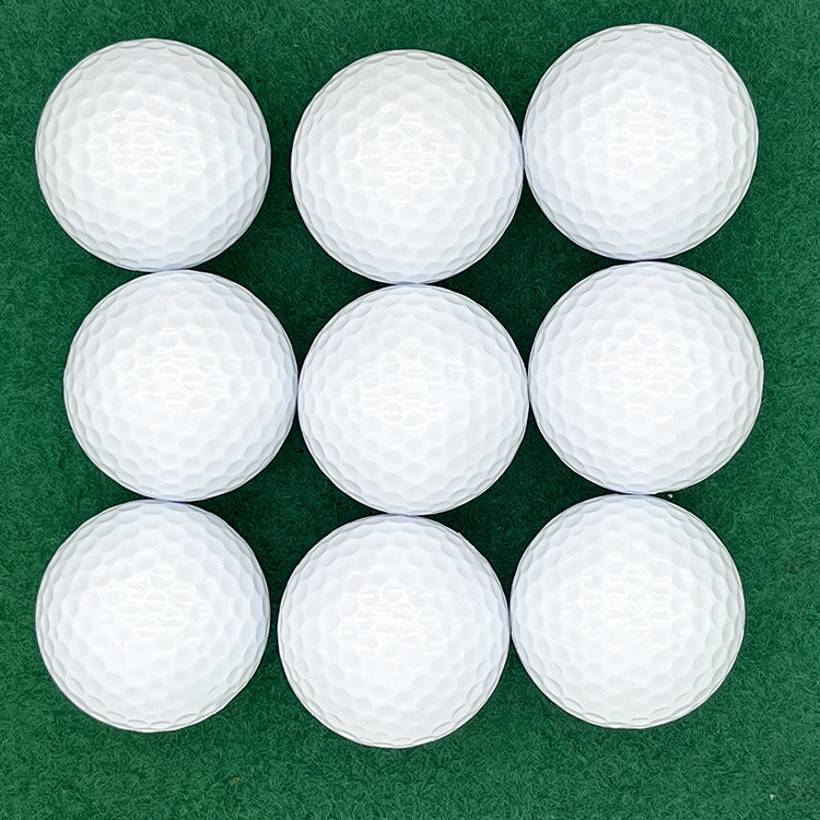 Golf Training Practice Double-Layer Practice Ball Production Golf Colorful Ball Mark Two-Layer Training Ball