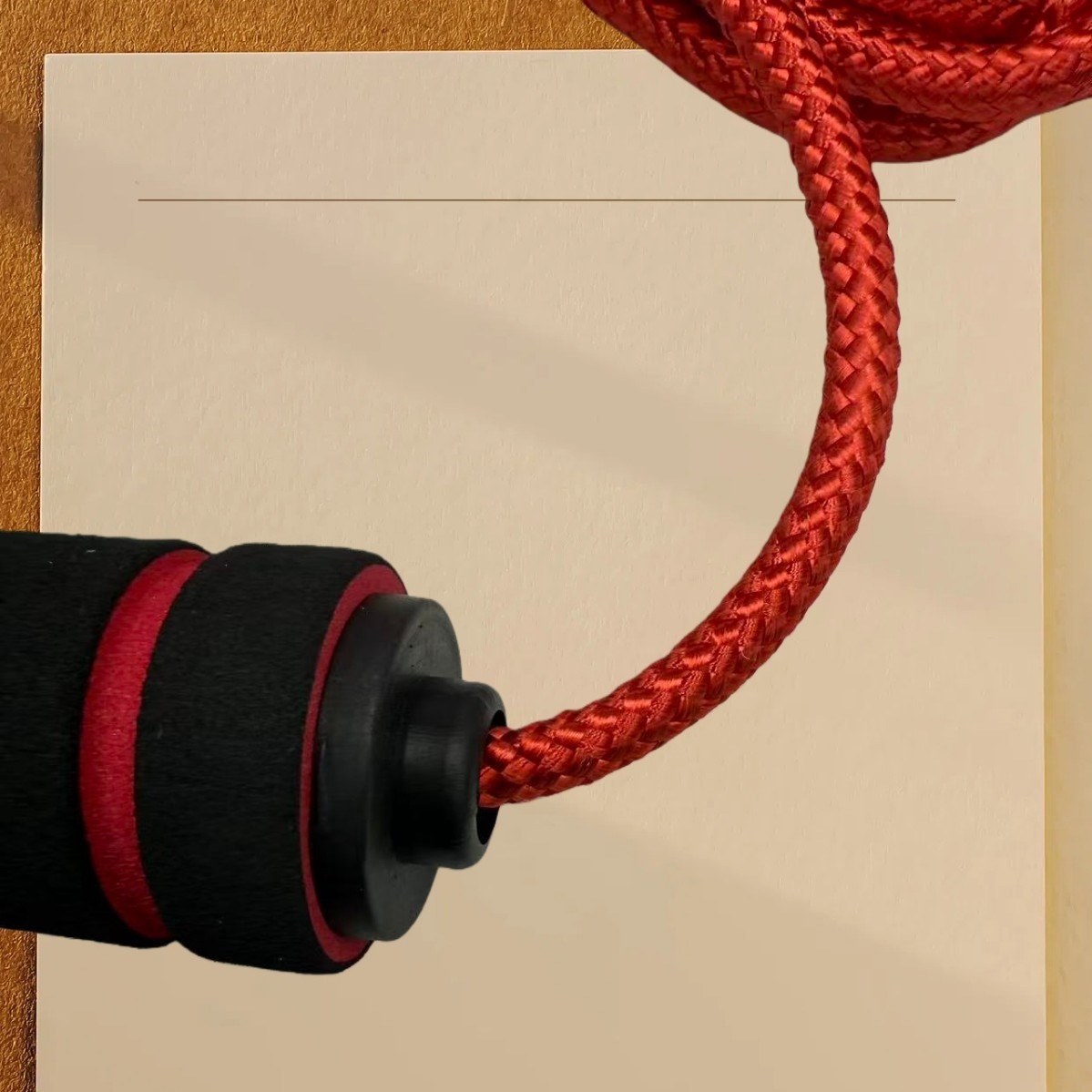 Fitness and Fat Loss Exercise Special Student High School Entrance Examination Adult Training High-Density Sponge Handle Cotton Rubber Rope High School Entrance Examination Skipping Rope