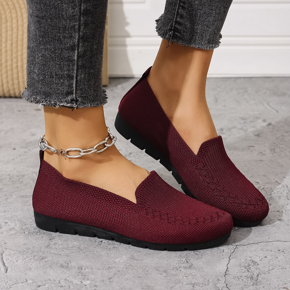 Большие размеры старые пекинские тканевые туфли для женщин новые весенние и летние дышащие сетчатые туфли с мелким носком нескользящие туфли для пожилых матерей