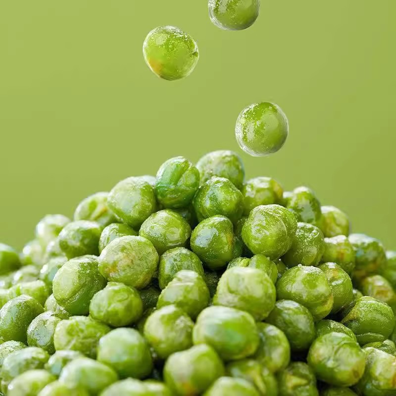 Internet-Famous Green Pea Snacks, Garlic-Flavored Original Flavor Green Peas, Snacks to Accompany Drinks, Bulk Snacks