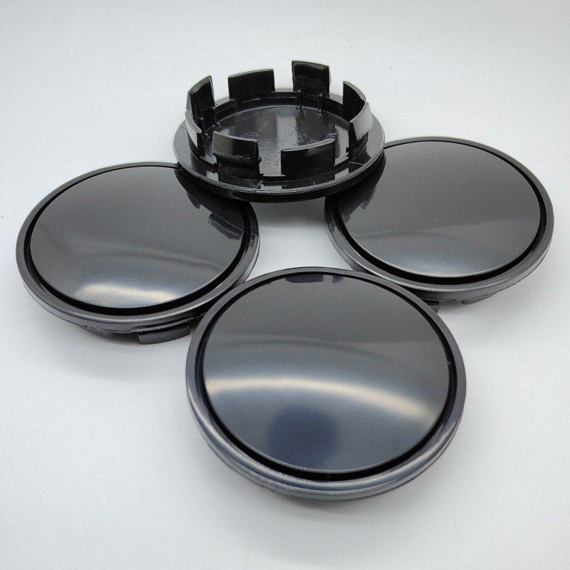 Suitable for large wheel hub center cover modification wheel hub cover outer diameter 65MM wheel cover electroplating empty cover 3B7601171 Silver