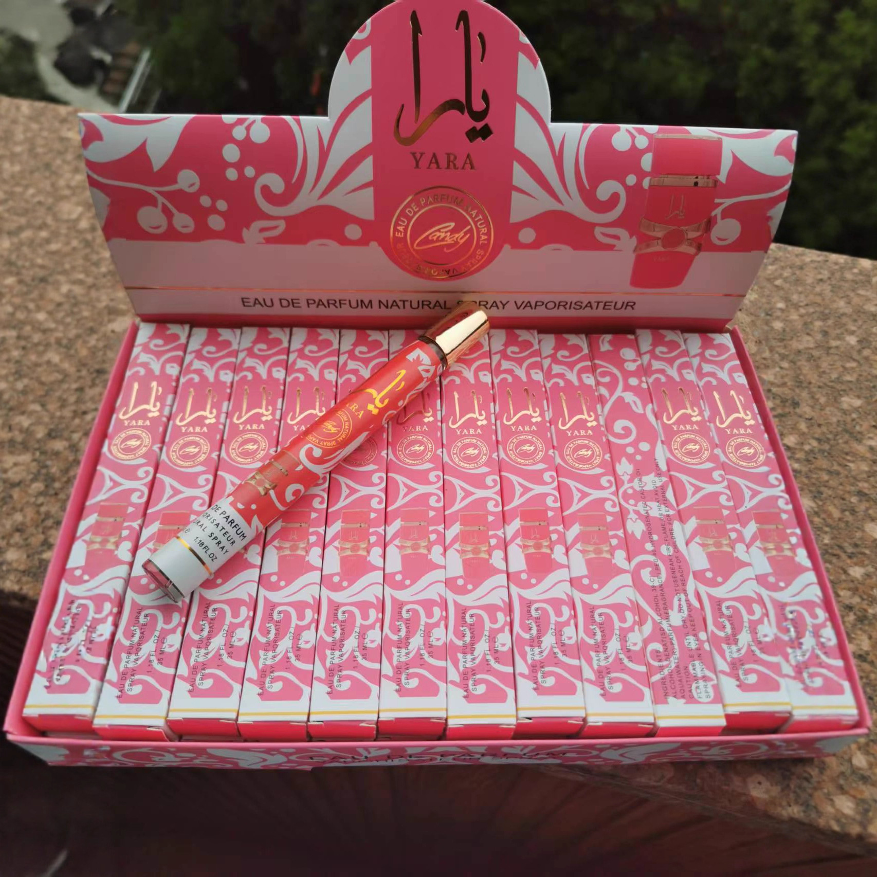 Cross-Border Spot Popular Pull Tube Perfumes Test Tube Perfume 35ml Long-Lasting Middle East Dubai Manufacturer Wholesale Direct Sales