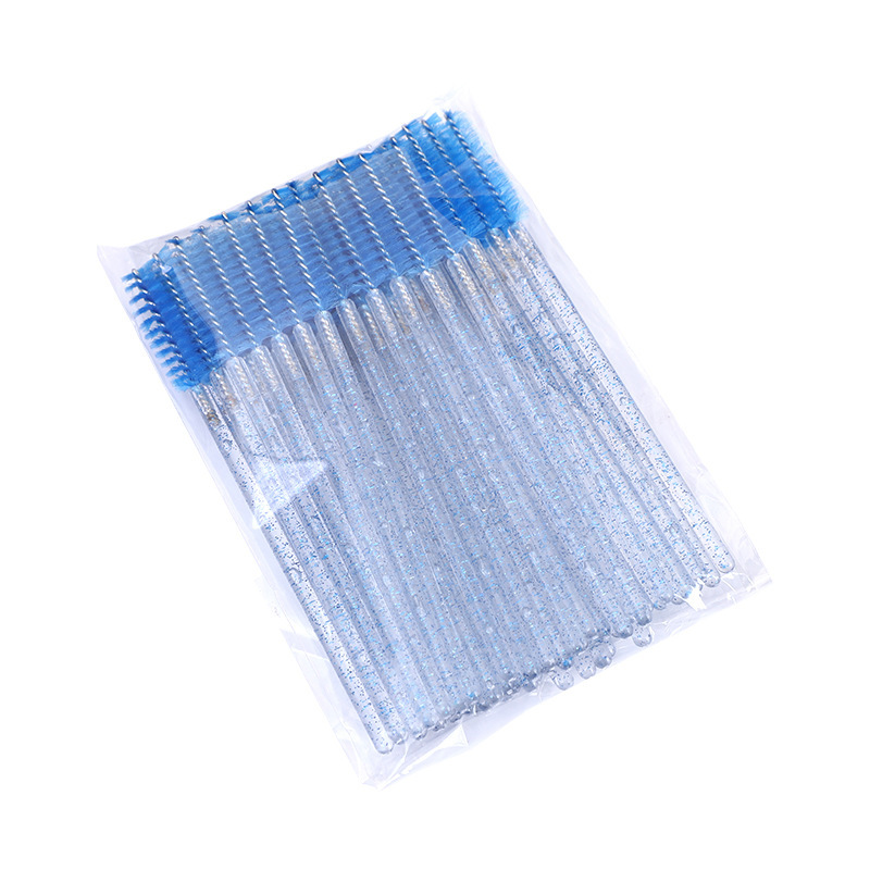 Manufacturer's new crystal eyelash brush spiral eyelash eyebrow brush eyelash brush solid multi-color mini eyelash comb