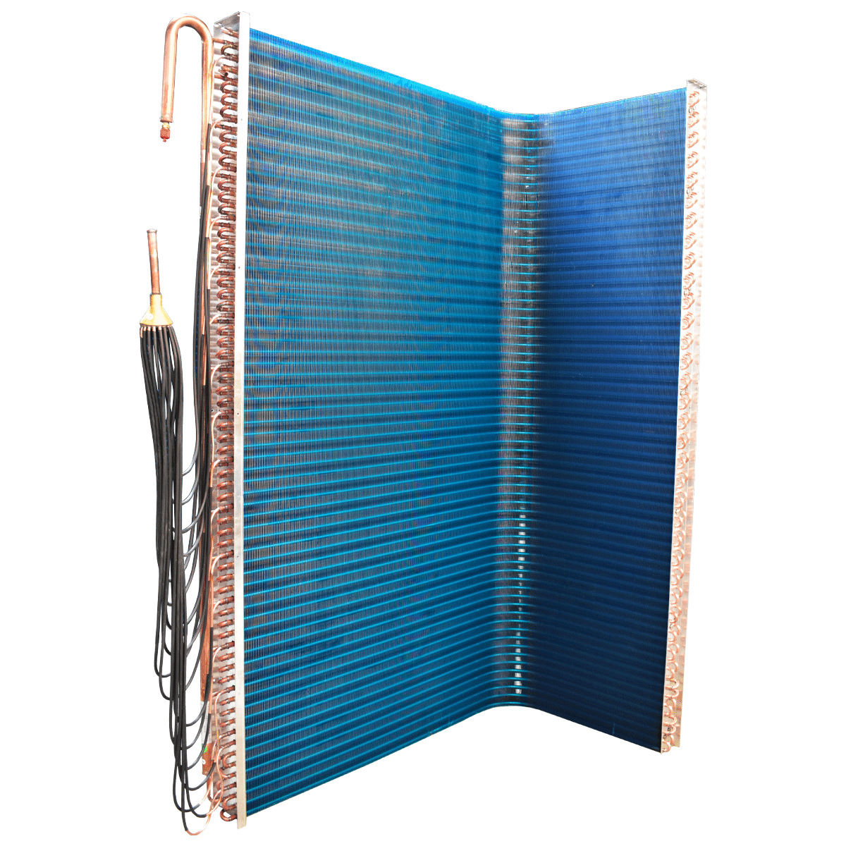 Factory Direct Supply Fin Heat Exchanger Air Energy Condenser Evaporator Non-Standard Customized Fin Type L-Type Condenser
