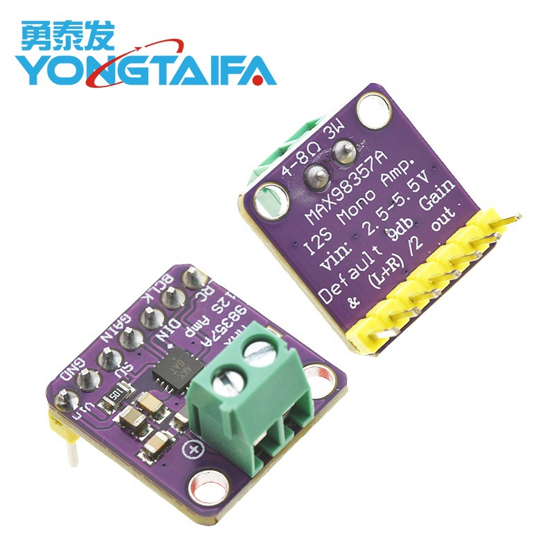 Max98357 I2S Audio Amplifier Module Without Filter Class D Amplification Supports Esp32 Raspberry Pi