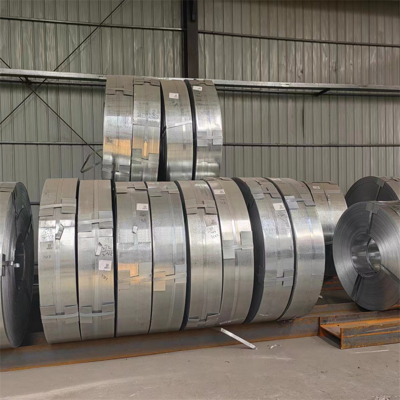 Galvanized Strip Steel Customized Processing of Galvanized Steel Plates Galvanized Strapping Slitting High Zinc Layer Light Steel Keel Steel Strip
