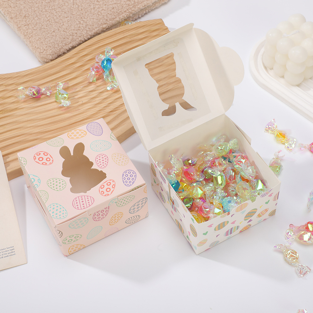 New Easter Small Box Easter Party Party Rabbit Candy Box DIY Creative Window Cartoon Paper Box