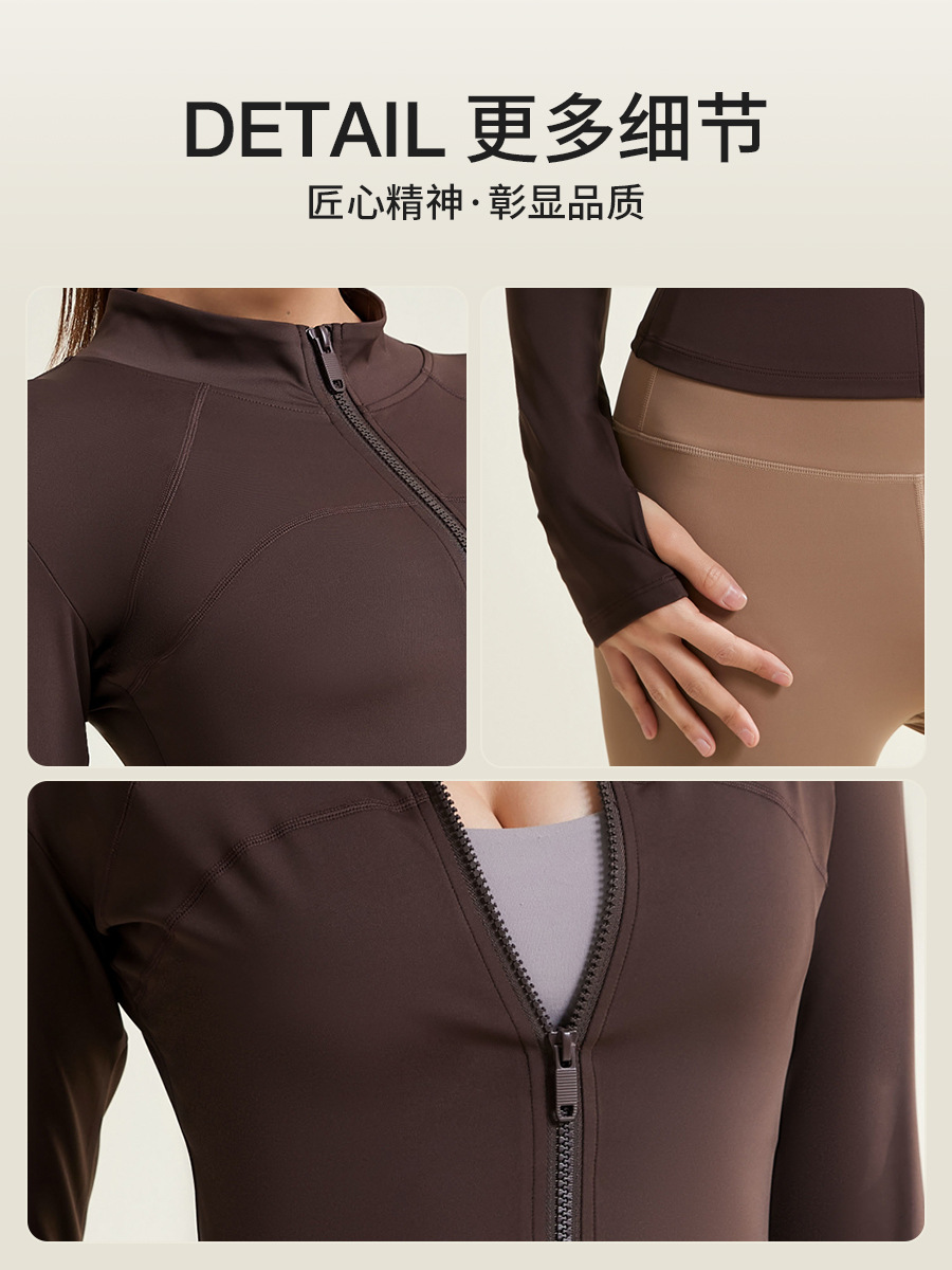 Juyitang Patchwork Yoga Jacket, Breathable Anti-Uv Fitness Clothing, Slimming and Light Sun Protection Clothing