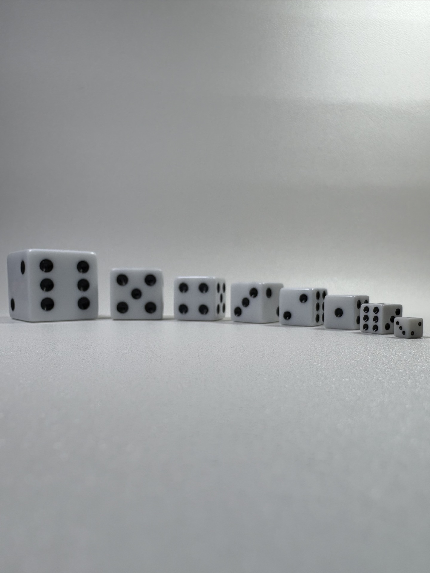 Right Angle Square Corner White Background Black Dot 5Mm8Mm10Mm12Mm14Mm16Mm18Mm25Mm Environmentally Friendly Acrylic Dice