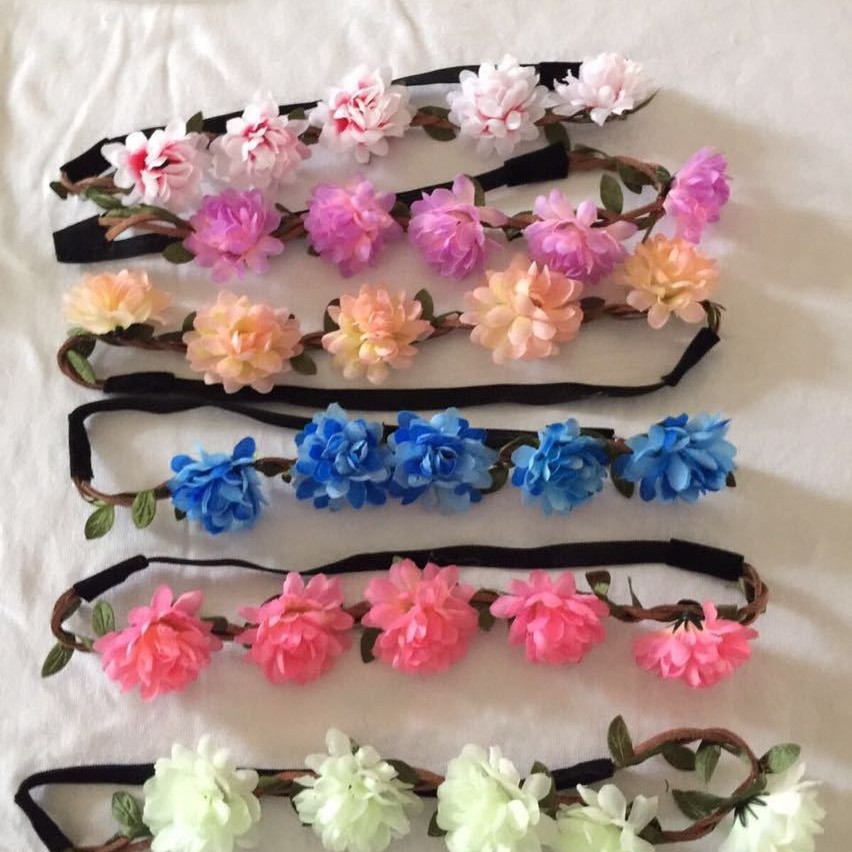 Factory Direct Sales Simulated Thousand-Layer Flower African Chrysanthemum Silk Flower Small Chrysanthemum Flower Hairpin Garland Headband Material