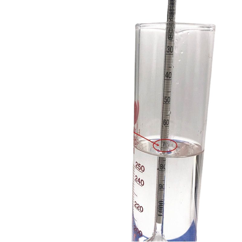 Glass Baume Meter Po Mei Meter Concentration Meter Detector Salinity Meter Petroleum Test Liquid Density Meter Hydrometer