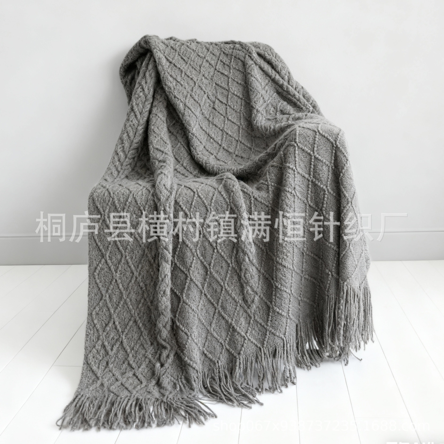 B&B Hotel Light Luxury Tassel Bedside Towel European Style Sofa Blanket Hotel Bed Flag Bed Cover Apartment Home Decorative Towel