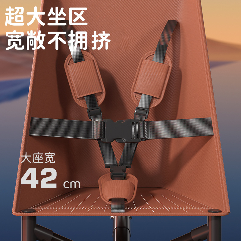 Cross-Border Wholesale Baby Pocket Umbrella Stroller Lightweight Folding Baby Stroller One-Click Closing Portable Baby Walking Tool