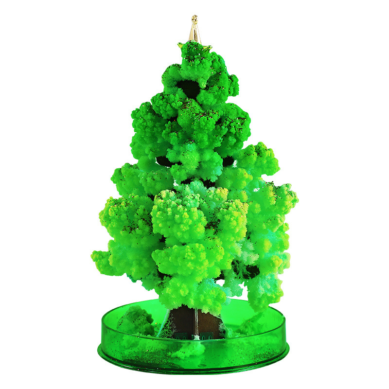 Paper Tree Magic Christmas Tree Blossoms DIY Magical Watering Growth Crystal Christmas Kidsren's Gift Handmade Toys