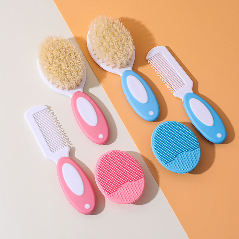 Baby Brush suit Combination Baby Shampoo Bath Brush Toothbrush Baby Care suit Maternal and Infant Products