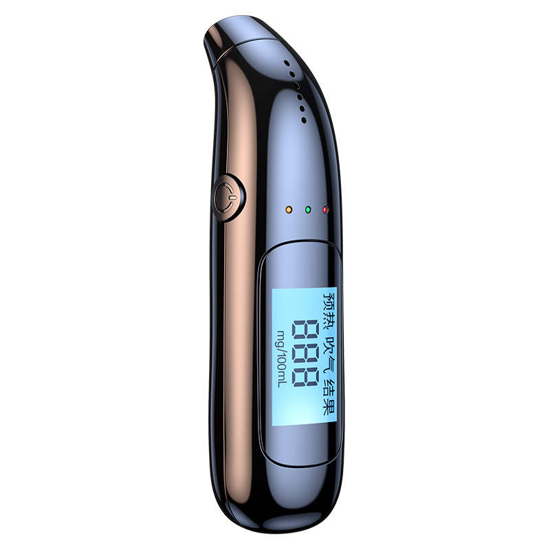 Alcohol detector non-contact blowing type high-precision portable alcohol driving tester car and home dual-purpose alcohol tester