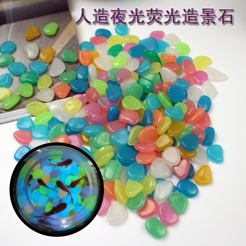 No. 1 Luminous Stone, Colorful Glowing Landscaping Stone, Aquarium Gardening, Archaeological Toys, Long-Lasting Luminous Stone, Fluorescent Pebbles